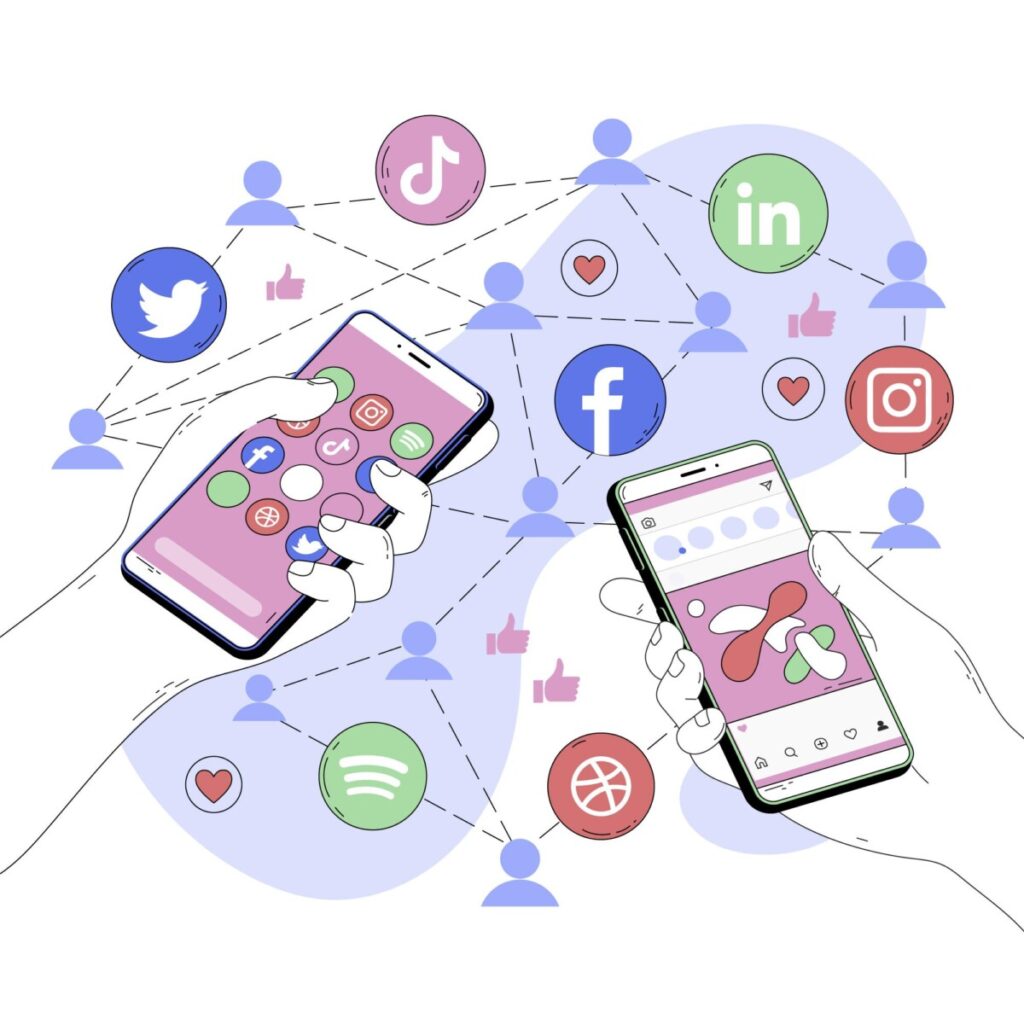 social media part of digital marketing
